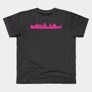 Erfurt skyline pink Kids T-Shirt